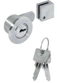 Hafele 233.47.001 Glass Door Cam Lock, for Single Doors