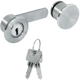 Hafele 233.47.041 Glass Door Cam Lock, for Double Doors