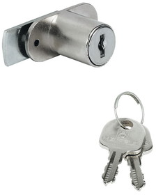Hafele 235.04.701 Cylinder Cam Lock, with Fixed Plate Cylinder, with Straight Locking Cam