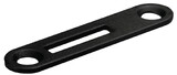 Hafele 239.08.320 Strike Plate,With Offset Slot,For Hook Lever Lock Cylinder,49 X 11 mm Timberline- Modular Removable Core Locking System,Black