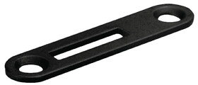 Hafele Strike Plate, with Offset Slot, for Hook Lever Lock Cylinder, 49 x 11 mm