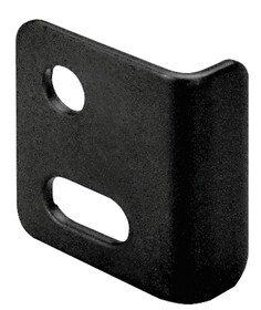Hafele 239.61.319 Angle Strike,90&#176;,22 X 8 mm Timberline- Modular Removable Core Locking System,Black