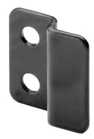 Hafele 239.61.328 Strike Plate,Offset,Screw-Mounted Timberline- Modular Removable Core Locking System,Black