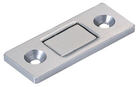 Hafele 246.53.000 Magnetic Catch,Ultra Thin,4 Kg Pull Stainless Steel; 4 Kg Holding Power