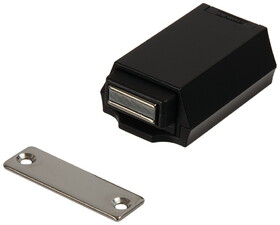 Hafele 246.65.331 Heavy Duty Magnetic Push Latch Black