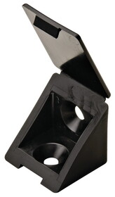 Hafele Angle Bracket with Attached Cover Cap Plastic