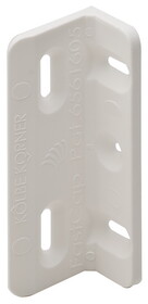 Hafele 260.26.760 Kolbe Korner, Connecting Bracket,19 x 51 mm, White