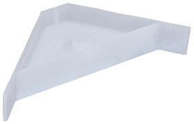 Hafele 260.44.410 Corner Bracket, Plastic, 67 x 18 mm