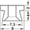 Hafele 261.30.790 Dovetail Sleeve, for Screw Mounting, Price/Piece