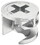 Hafele 262.17.020 Connector Housing,Minifix 12,Zinc Alloy,Without Rim Unfinished, Price/100 Piece