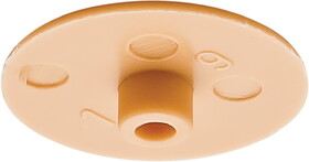 Hafele Cover Cap For Hafele Minifix<sup>&#174;</sup> 15 without rim from wood thickness 15 mm