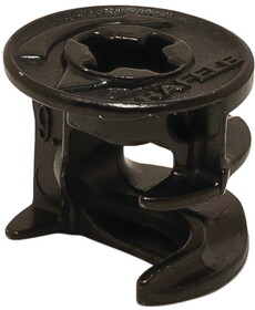 Hafele 262.26.356 Connector Housing, H&#228;fele Minifix&#174; 15, zinc alloy, without rim,Black passivated
