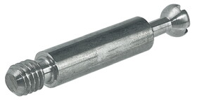 Hafele 262.27.949 Connecting Bolt,Minifix S100,With Thread M6 Bolt Hole 8 mm,Bolt Head &#216; 7 mm,Drilling Distance B:24 mm,Galvanized