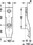 Hafele 262.49.356 KEKU HOOK-ON HOSPA PNL COMP W/LIP  BL  Price/Piece