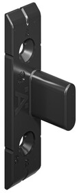 Hafele 262.49.365 Slide On Fitting,Eh Frame Component For Use With Wood Screws