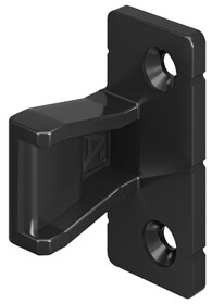 Hafele 262.50.358 Push-In Fitting,As Panel Connector Black,For Use With Varianta Screws