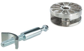 Hafele 262.87.042 Countertop/Work Surface Connector, Maxifix 35,Bolt length BL: 154.5 mm, drilling dimension B: 75-84 mm