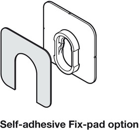 Hafele 262.94.016 Self-adhesive Fix-pad, Button-fix&#153;