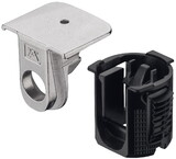Hafele 263.73.609 Shelf Connector,Ixconnect Tab 15 For Screw Fixing,For Wood Thickness:16 mm,Nickel Plated