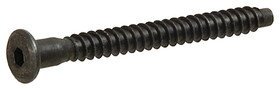 Hafele 264.43.184 Cylinder Head Connector, Confirmat, Hex Socket, 4 mm,Black, length 70 mm, &#216; 13 mm