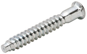 Hafele 264.44.180 Confirmat Connector, Self-Countersinking, with Tapered Tip,Shank &#216;7 mm, Head &#216;10 mm, Pozi Drive Size 3, Length 50 mm
