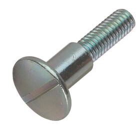 Hafele 267.07.923 Shoulder Screw, Pan Head, M6, Steel,Zinc-Plated, Head Diameter 16mm, Length L: 32mm