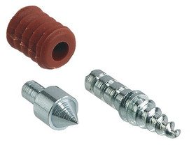 Hafele 267.22.900 Two-Piece Connector, Press-Fit, Permanent, Steel