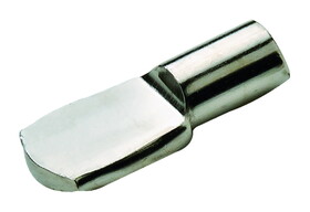 Hafele 282.04.711 Shelf Support, &#216;5 mm,Steel, Nickel plated