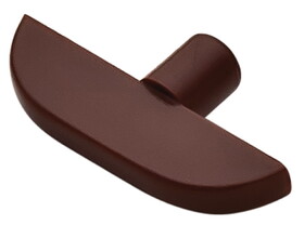 Hafele 282.21.105 Shelf Support,&#216;5 mm Provides Invisible Mounting For Grooved Shelf,Brown