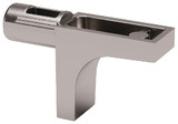 Hafele 282.84.710 Shelf support, for wooden shelves, zinc alloy, with 2 grooves, load bearing capacity 15.6 kg per item