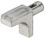 Hafele 282.84.721 Shelf Support, For glass shelves, for screw fixing into drill hole &#216; 5 mm, Price/Piece