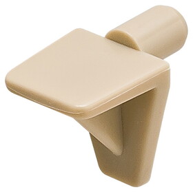 Hafele 283.63.411 Shelf Support,&#216;5 mm Load-Bearing Capacity 165 Lb,Beige