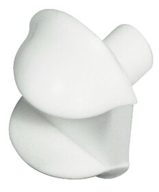 Hafele 287.28.450 Glass Shelf Support,Plastic,&#216;5 mm Thickness 5 mm