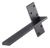 Hafele Floating Wall Mounting Bracket, Centerline Countertop Support