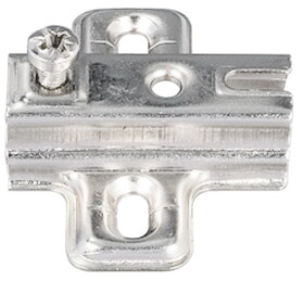 Hafele Cruciform mounting plate Hafele Metalla A with slide-on system for screw fixing