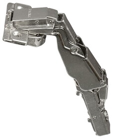 Hafele Wide Angle Clip-On Hinge, Opening Angle 165&#176;, Full Overlay