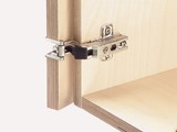 Hafele 323.31.610 Concealed Cup Hinge with Exposed Axle, 270° Nexis, with Ø 35 mm Cup, Full Overlay, Slide on Arm, with Catch, Grass