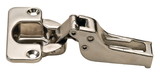 Hafele 327.20.002 S-Series Concealed Hinge, Stainless Steel, Opening Angle 100°, Half Overlay