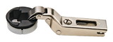 Hafele 329.21.532 Glass Door Concealed Hinge, Salice, 94° Opening Angle, Self Closing, Inset Mounting