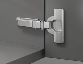Hafele 329.31.260 Salice - Concealed Hinge,200 Series,94&#176; Opening Angle,Silentia+,Nickel Plated Full Overlay,C2Rbae9,Dowel