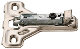 Hafele 329.64.531 Salice - Face Frame Wing Mounting Plate,Silentia,Nickel-Plated,Screw-Mounted N1 mm For 3/4" Overlay,Bau3L19