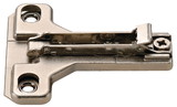Hafele Face Frame Wing Mounting Plate, Salice, Screw-mounted