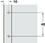 Hafele 329.64.555 Salice - Face Frame Wing Mounting Plate, Nickel-plated, Screw-mounted,6 mm for 7/16" Overlay, BAU3R69, Price/Piece