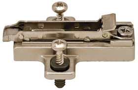 Hafele Clip Mounting Plate Hafele Duomatic SM zinc alloy with pre-mounted special screws and spreading dowels
