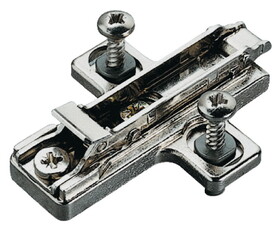 Hafele 329.71.520 Salice - Clip Mounting Plate,Sm,Zinc Alloy,With Pre-Mounted Special Screws And Spreading Dowels For Screw Fixing,0 mm,Bar4R09/16