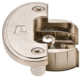 Hafele 344.05.810 Single Pivot Institutional Hinge Cup, Aximat&#174; 200, Grade 1, for 8 mm Holes, Dowel Mount