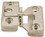 Hafele 344.88.700 Glass Door Hinge, Aximat&#174;, 270&#176; Opening Angle, Glass to Glass, Inset, Price/Piece