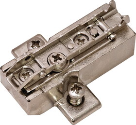 Hafele 348.39.501 Grass - Wing Baseplate,Tiomos 2-Point Fixing With Euro Screws Height Adjustment Via Worm Gear,Height:6 mm,Model F058139873217