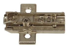 Hafele 348.39.511 Cruciform mounting plate, fixing with &#216;3.5 mm wood screws, 2 point fixing
