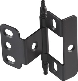 Hafele 351.86.110 Decorative Butt Hinge,Full Wrap,Non-Mortise,Minaret Finial For Inset Face Frame Doors,Dark Oil-Rubbed Bronze
